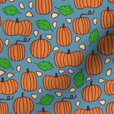 Pumpkin Patch - blue