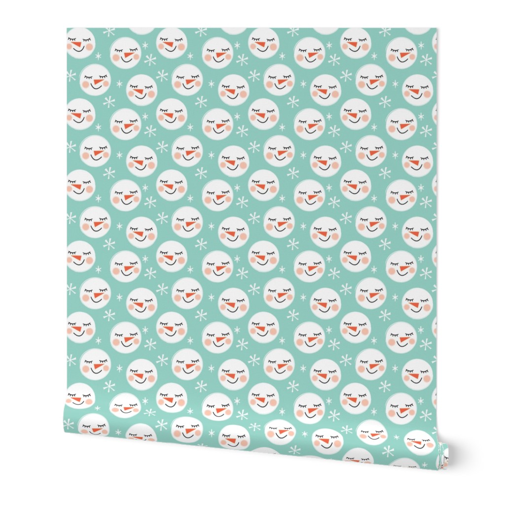 snowman-faces-on-teal