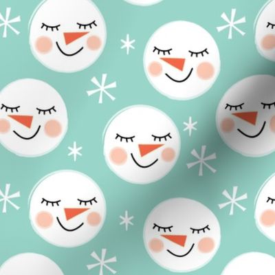 snowman-faces-on-teal