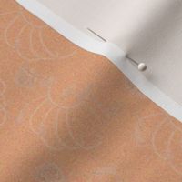 4x4-Inch Repeat of Apricot to Match Marbleized Oil in Peach