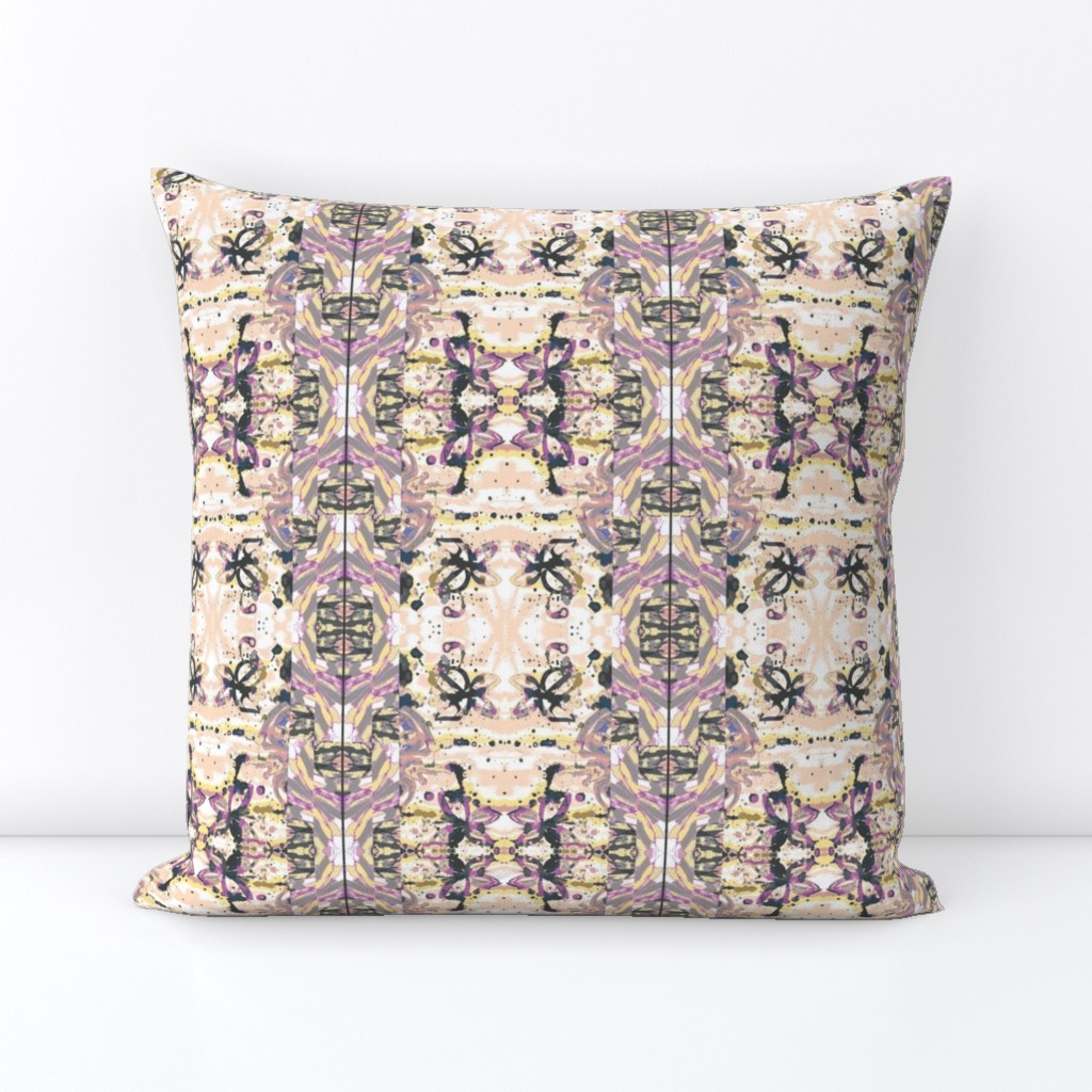 Bohemian Puce  Abstract Pattern