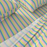 pastel stripe //  yellow / blue/ pink stripes