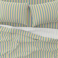 pastel stripe //  yellow / blue/ pink stripes