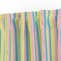 pastel stripe //  yellow / blue/ pink stripes