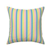 pastel stripe //  yellow / blue/ pink stripes