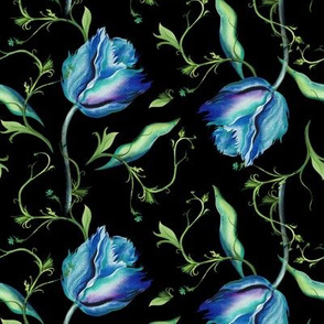 blue_tulip_and_vines_blk