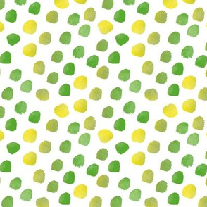 Dots in Peridot Green