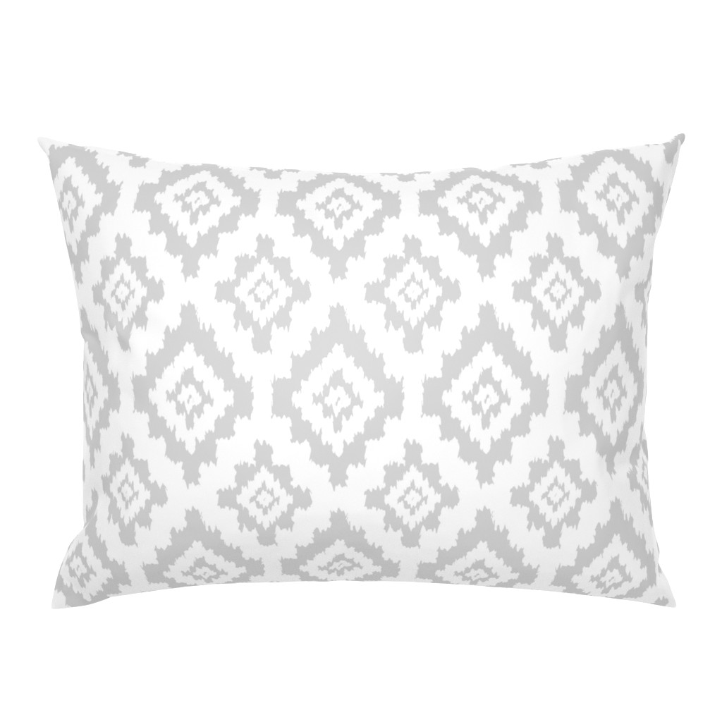 Boho Ikat in White