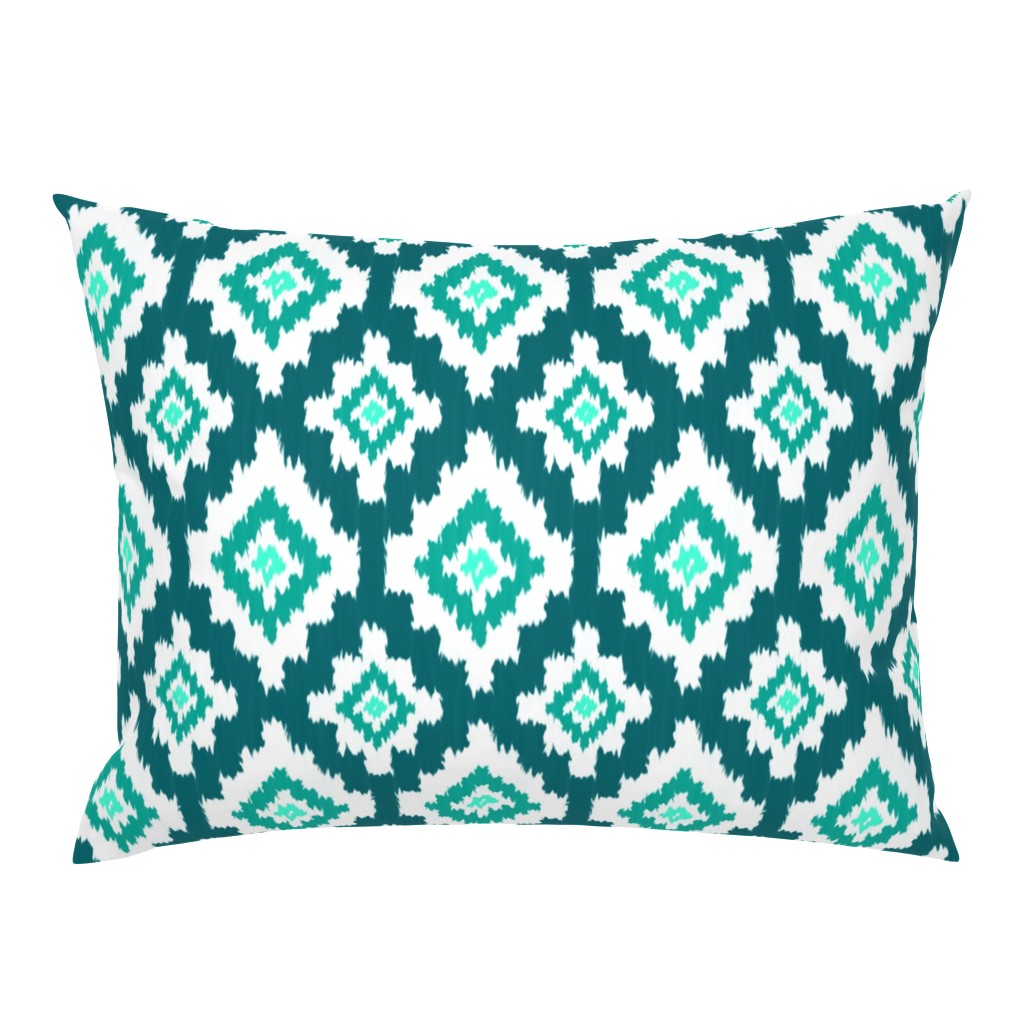 Boho Ikat in Teal