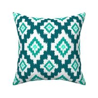 Boho Ikat in Teal