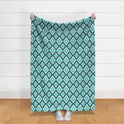 Boho Ikat in Teal