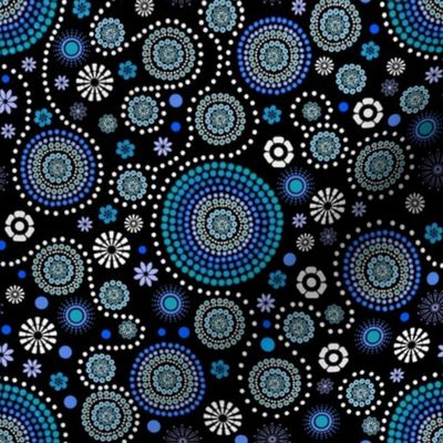 Australia crossing cultures - blue