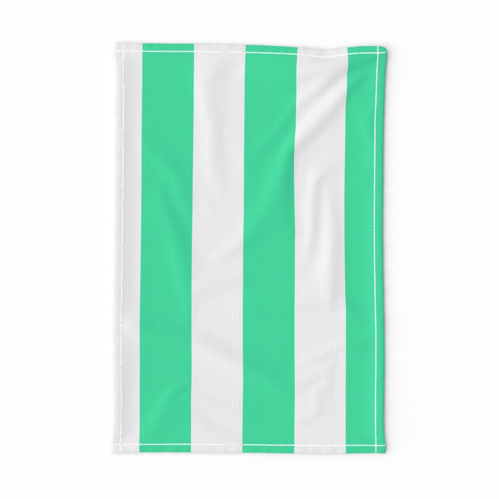 turquoise stripes- wide