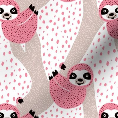 Pink Sloths just hang in these pura vida jungle animals girls