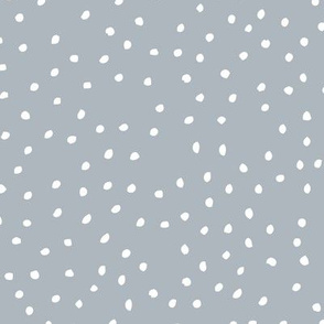 Abstract snow flakes and dots textured speckles winter ice gray