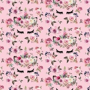 Dusty Rose Unicorns Pink (small)