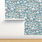 Sand Dollars Teal 150