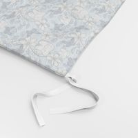 Tooth Toile Flutter / Dental Floral - Blue  small 