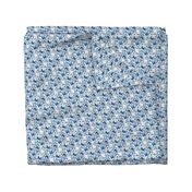 Tooth Toile Flutter / Dental Floral - Blue  small 