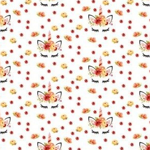 unicorn fall floral small 