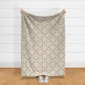 Romantik Damask (cream linen)