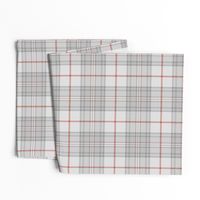 Southdown tartan - 6" white