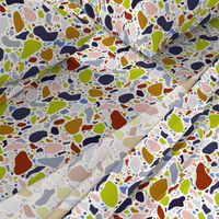 Terrazzo Pattern on White