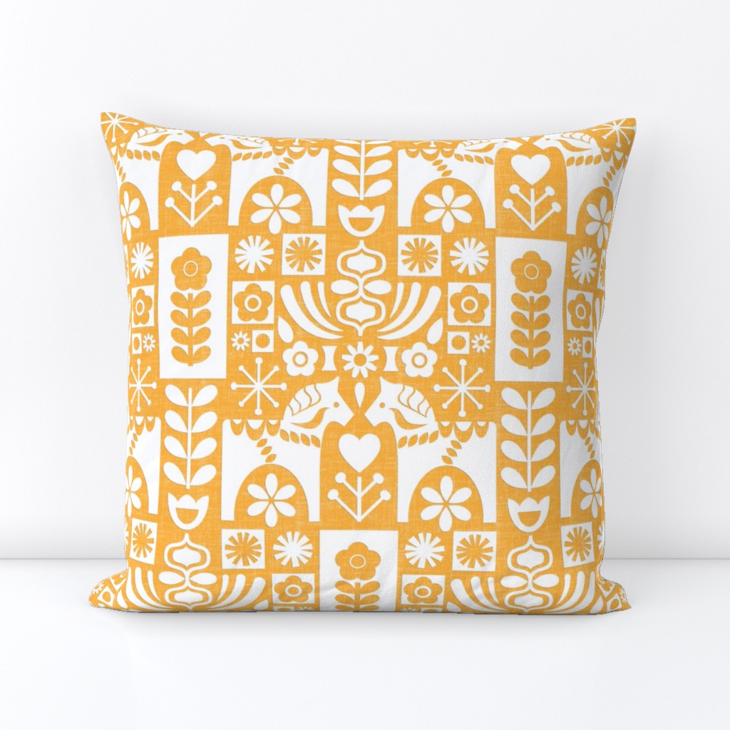 Swedish Folk Art _MCModern Yellow