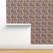 Terrazzo Pattern on Brown