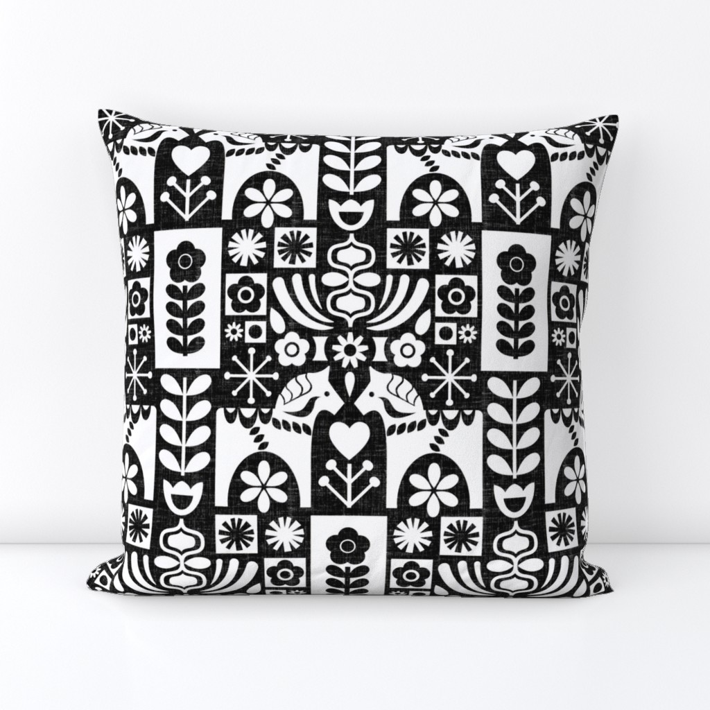 Swedish Folk Art_MCM Black