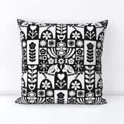 Swedish Folk Art_MCM Black