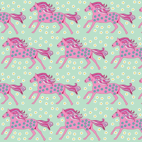 Baby Swedish Horse Pink