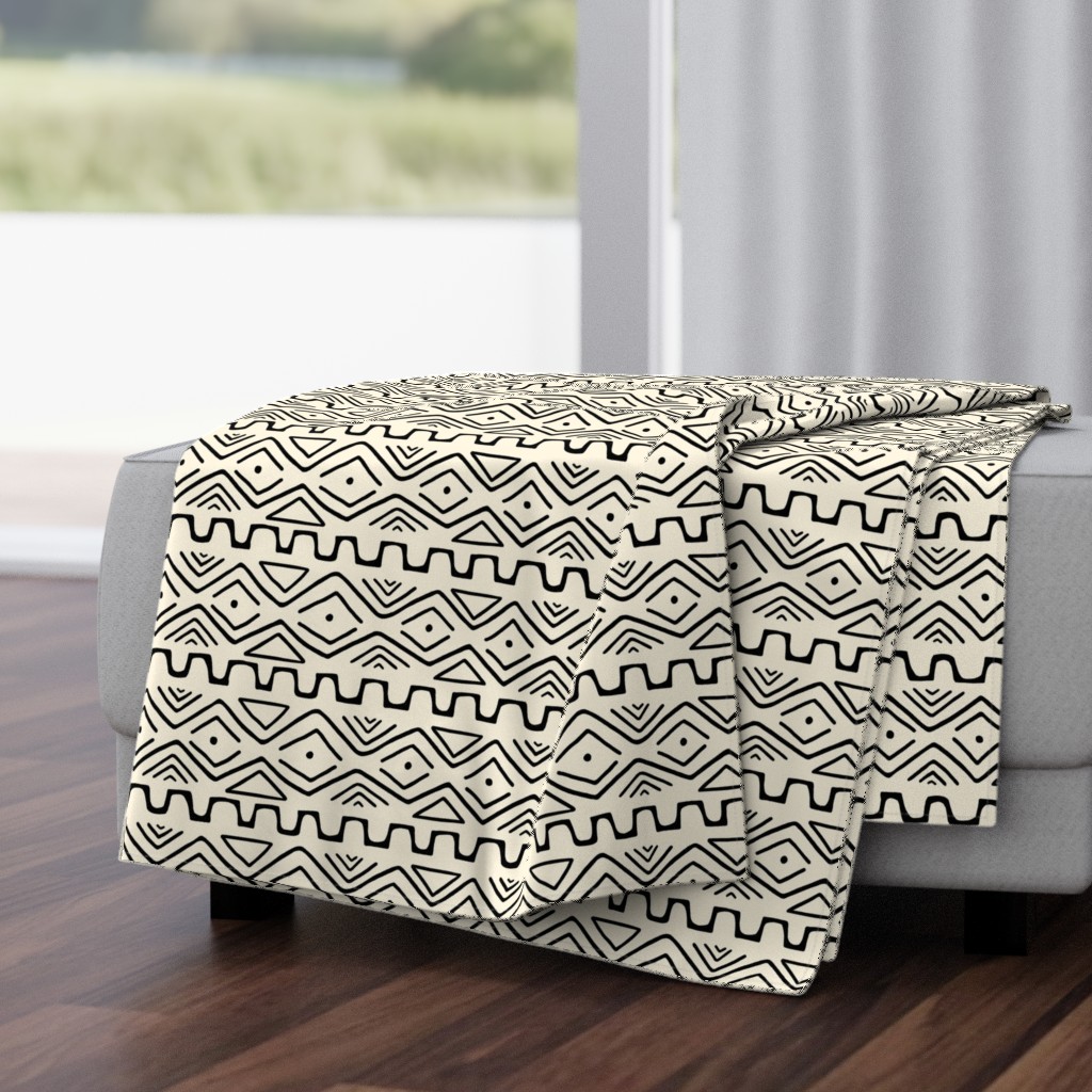 Mud Cloth - Cream