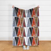Catholic Banners - Famous Males 1 cut and sew 27 x 18 inches