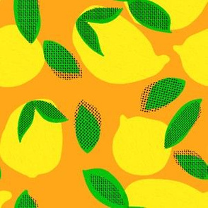 6" Squeeze Me Lemons - Orange