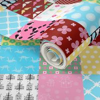 Chinoiserie Baby Cheater Quilt