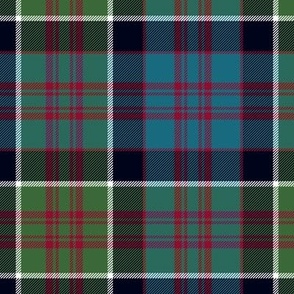 MacDonald of Clan Ranald tartan, 7" muted1819 Wilson's of Bannockburn