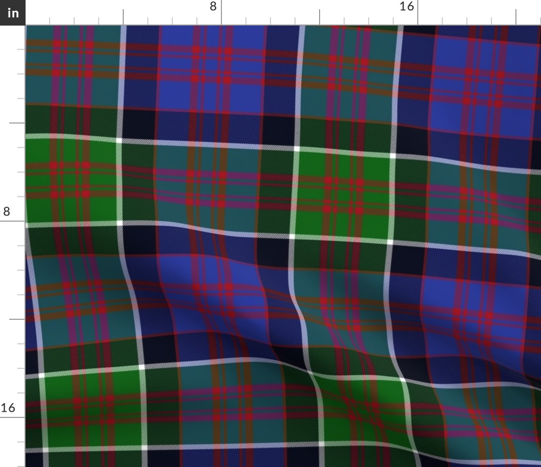 MacDonald of Clan Ranald tartan, 10" modern, 1819 Wilson's of Bannockburn