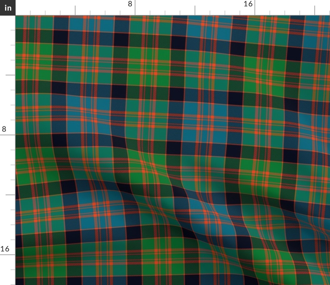 MacDonald 1819 tartan, 7" ancient 