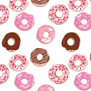 Valentine Donuts // White