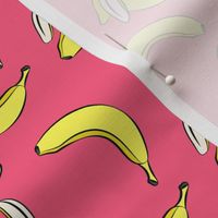 bananas - hot pink