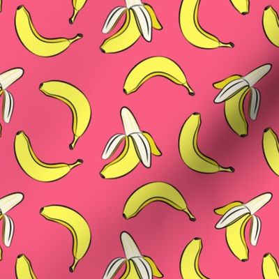 bananas - hot pink