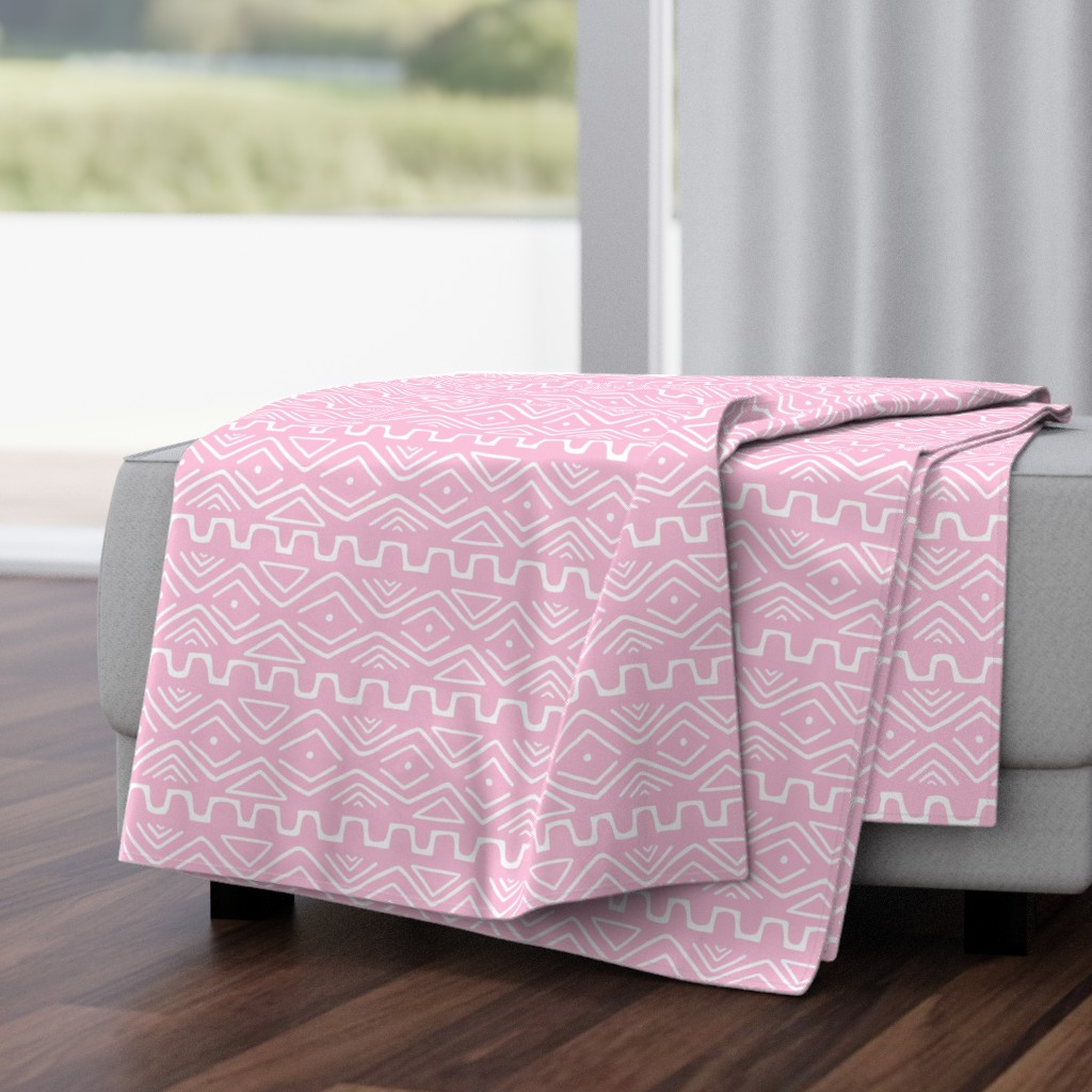 Mud Cloth - Pink