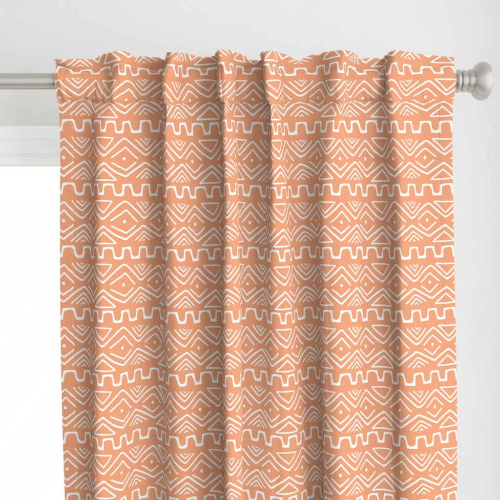 Mud Cloth - Orange