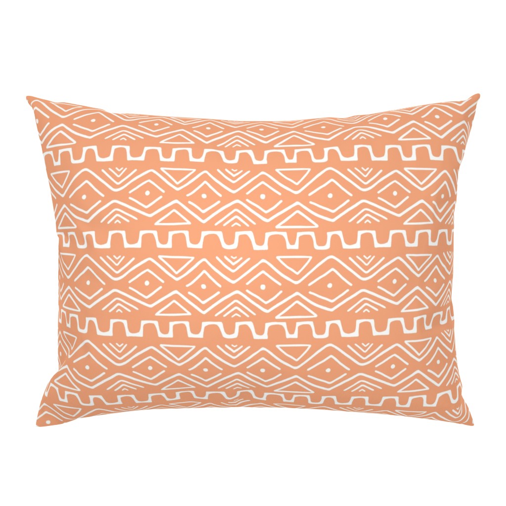 Mud Cloth - Orange