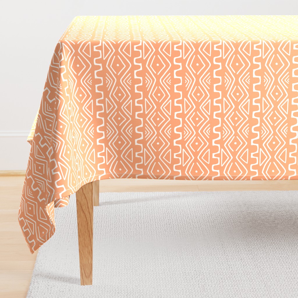 Mud Cloth - Orange