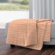 Mud Cloth - Orange