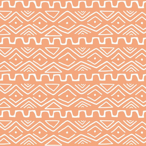 Mud Cloth - Orange