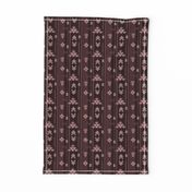 Bohemian Rug in Dark Red