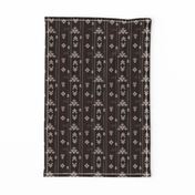 Bohemian Rug in Dark Brown